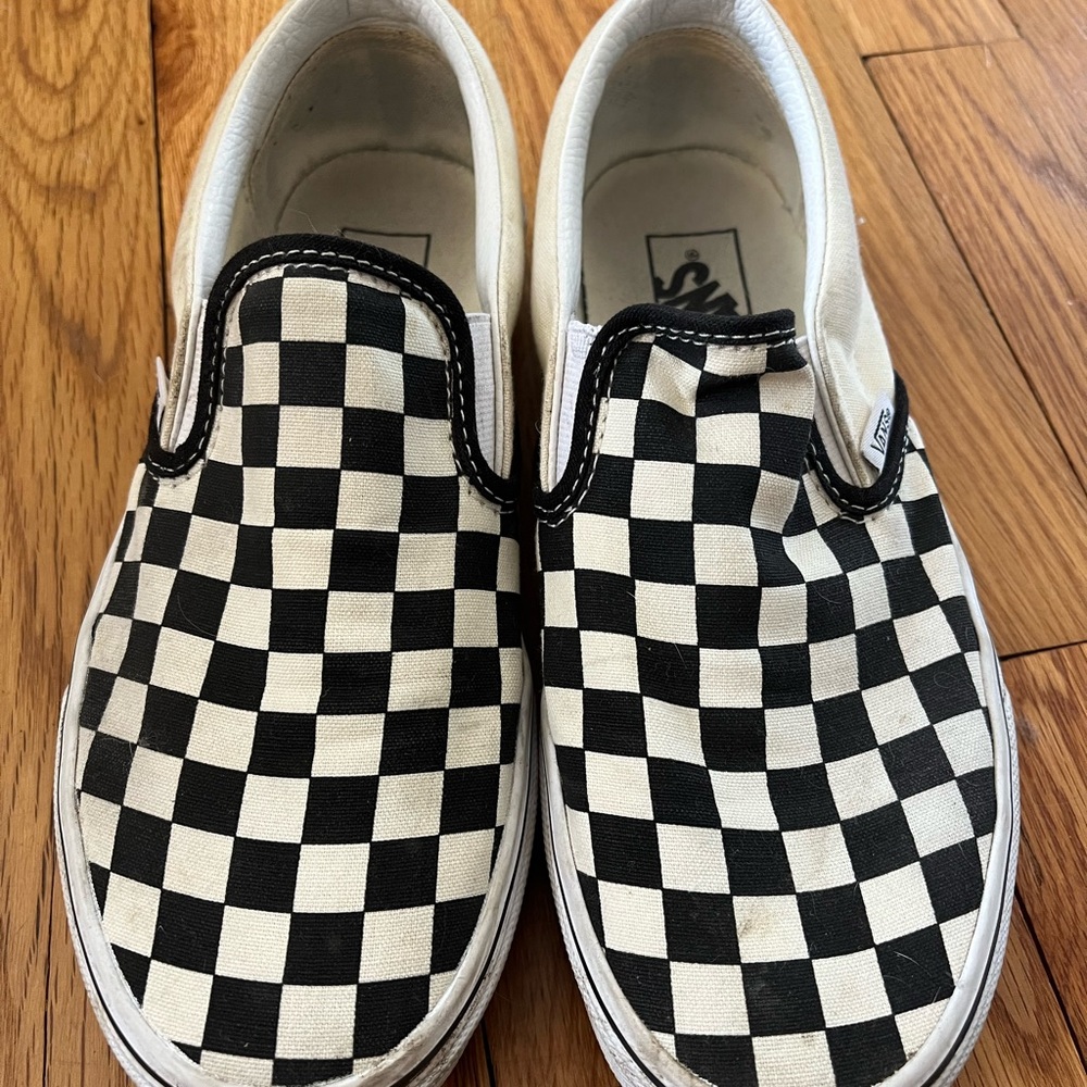 Vans Classic Slip-On Checkerboard Shoe Women's Size 8